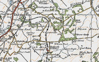 Old map of Pica in 1925