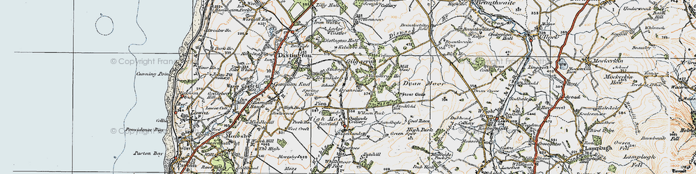 Old map of Pica in 1925