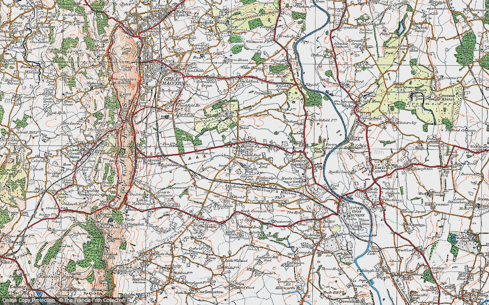 Old Map of Picken End, 1920 in 1920