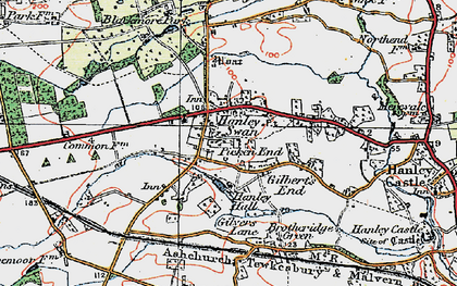 Old map of Picken End in 1920