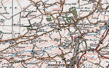 Old map of Pickles Hill in 1925