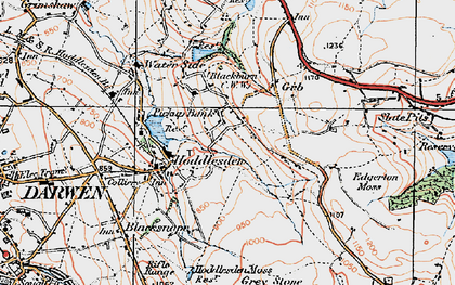 Old map of Pickup Bank in 1924