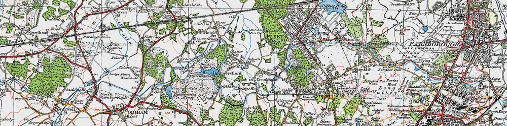 Old map of Pilcott in 1919