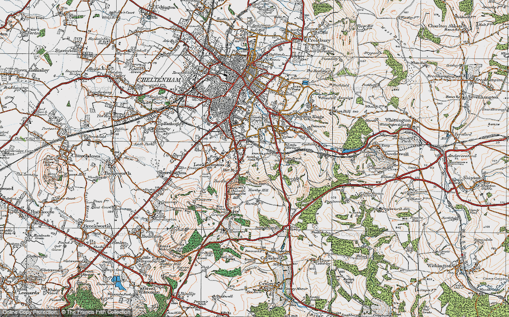 Old Map of Pilley, 1919 in 1919