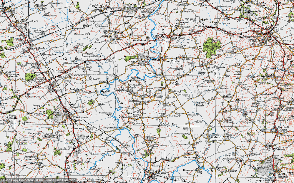 Historic Ordnance Survey Map of Pillwell, 1919