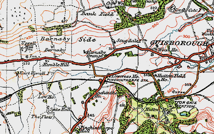 Old map of Bousdale Woods in 1925