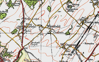 Old map of Pineham in 1920