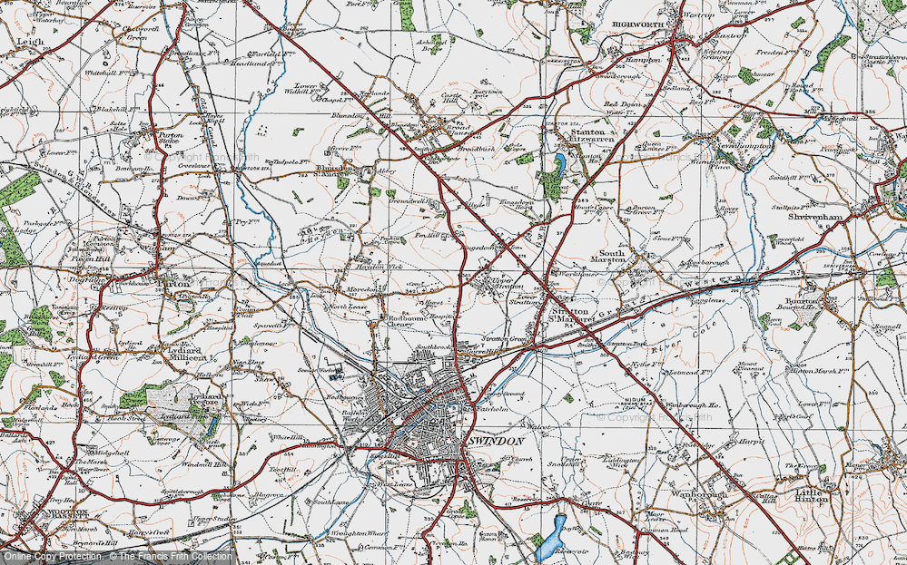 Old Map of Pinehurst, 1919 in 1919