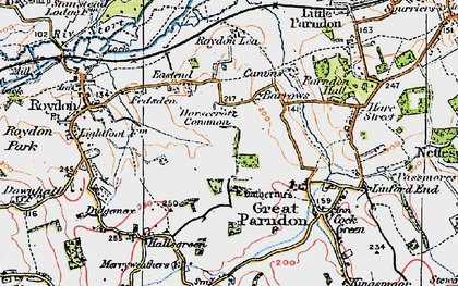 Old map of Pinnacles in 1919
