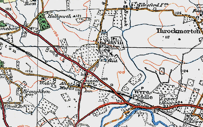 Old map of Pinvin in 1919