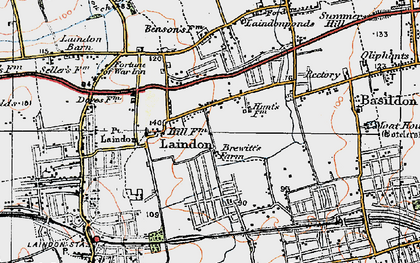 Old map of Gloucester Park in 1920