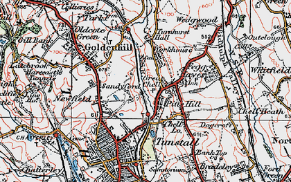Old map of Pitts Hill in 1921