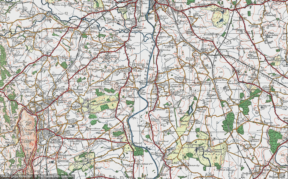 Old Map of Pixham, 1920 in 1920