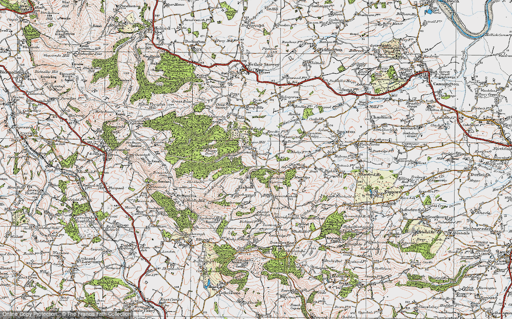 Old Map of Plainsfield, 1919 in 1919