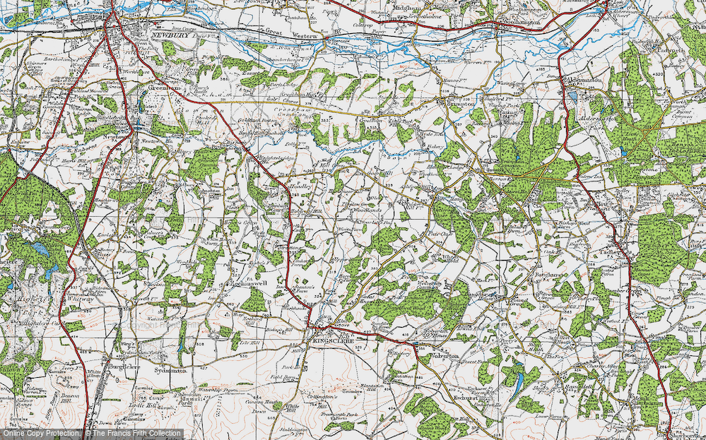 Old Map of Plastow Green, 1919 in 1919