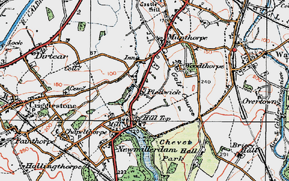 Old map of Pledwick in 1925