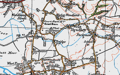 Old map of Plot Street in 1919