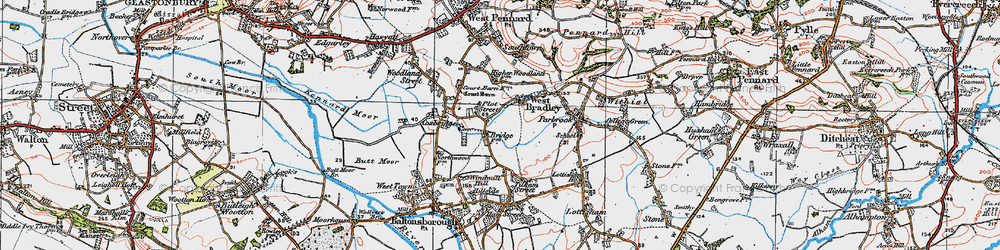 Old map of Plot Street in 1919