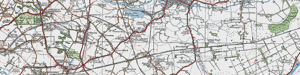 Old map of Pocket Nook in 1924