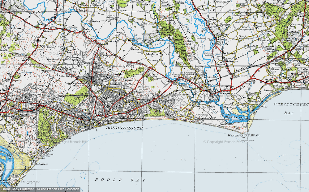 Old Map of Pokesdown, 1919 in 1919