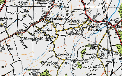 Old map of Pole's Hole in 1919