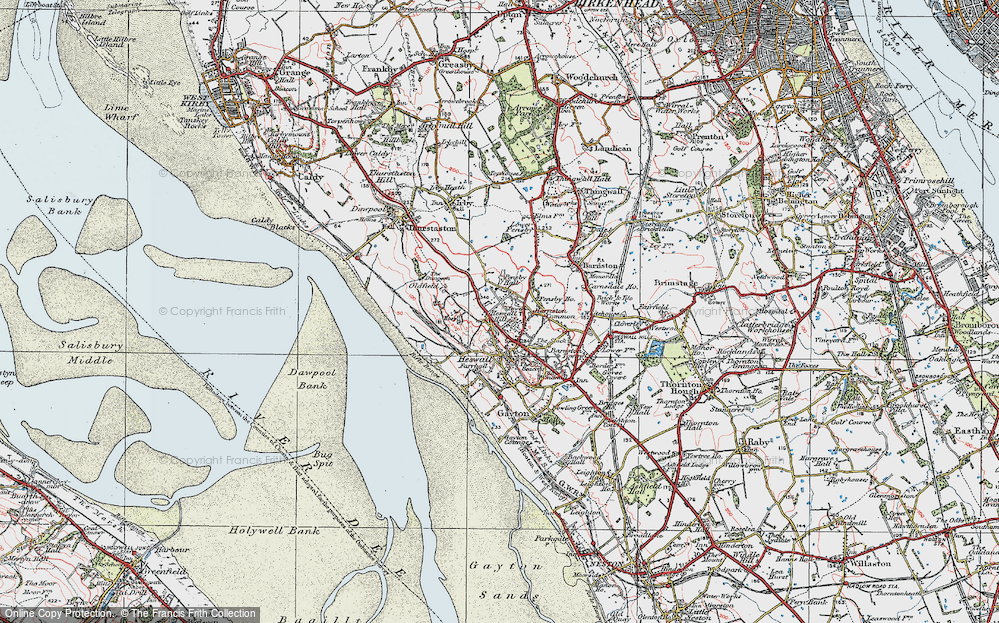 Old Map of Poll Hill, 1924 in 1924