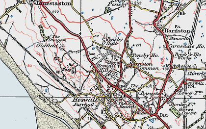 Old map of Poll Hill in 1924