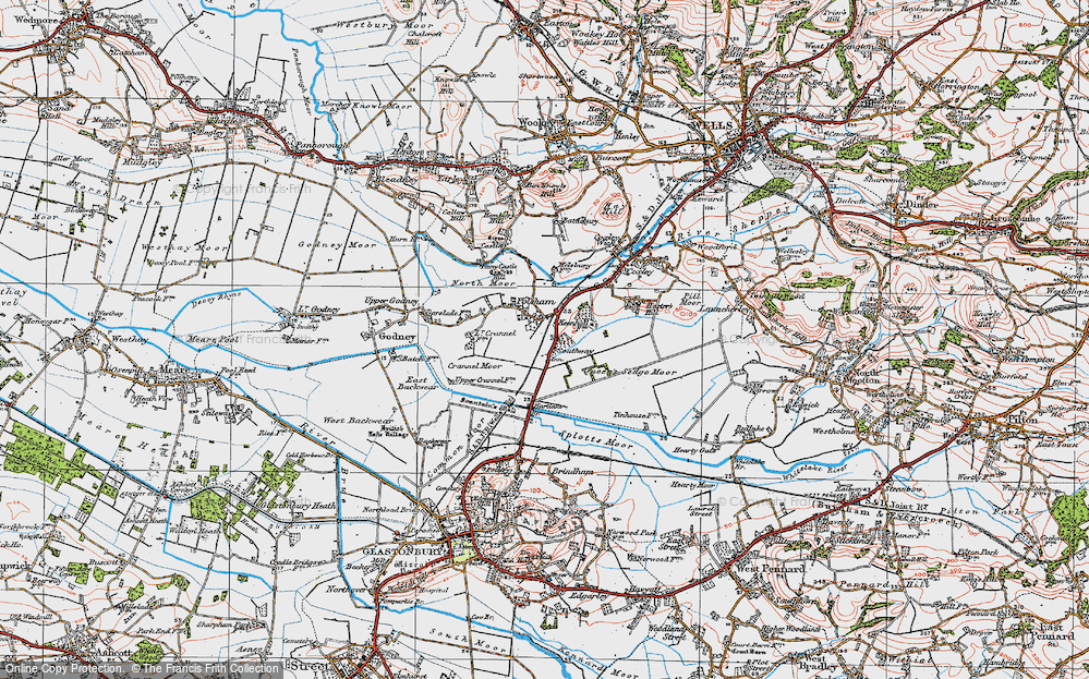 Old Map of Polsham, 1919 in 1919