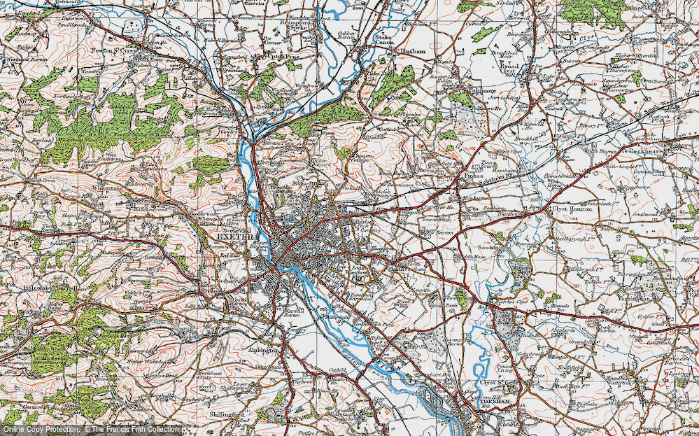 Old Map of Polsloe, 1919 in 1919