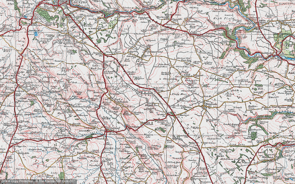 Old Map of Pomeroy, 1923 in 1923
