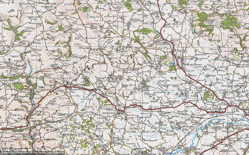 Old Map of Pond Close, 1919 in 1919