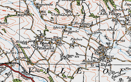 Old map of Pond Close in 1919