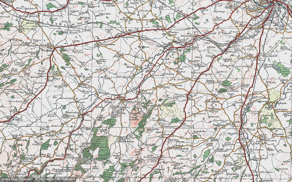 Pontesford, 1921