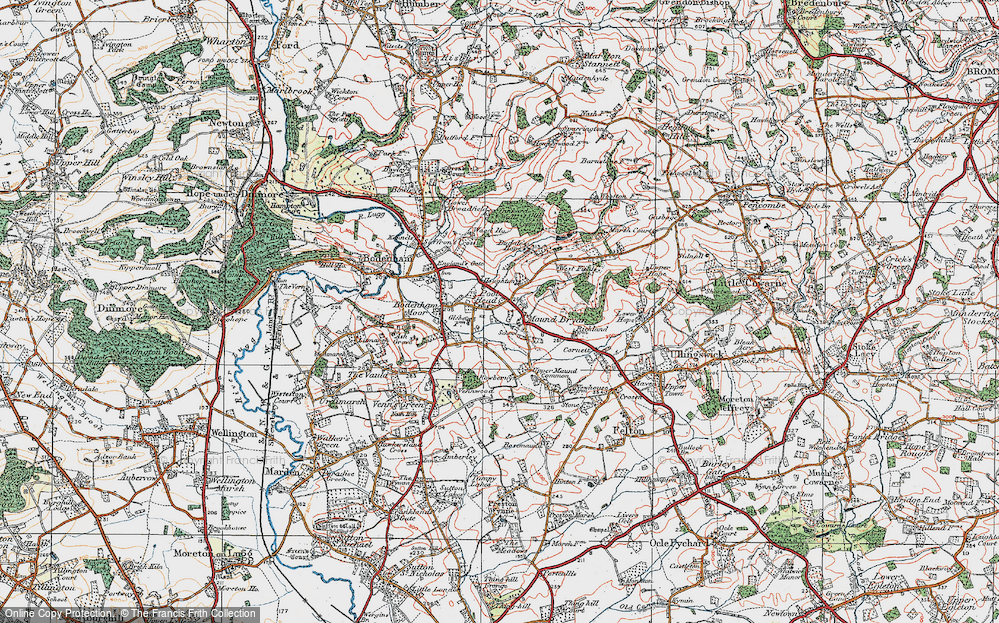 Old Map of Pool Head, 1920 in 1920
