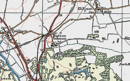 Old map of Poole in 1924