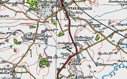 Old map of Poolestown in 1919