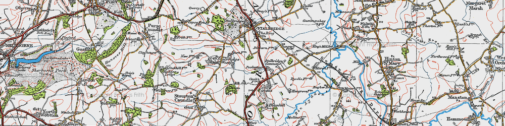 Old map of Poolestown in 1919