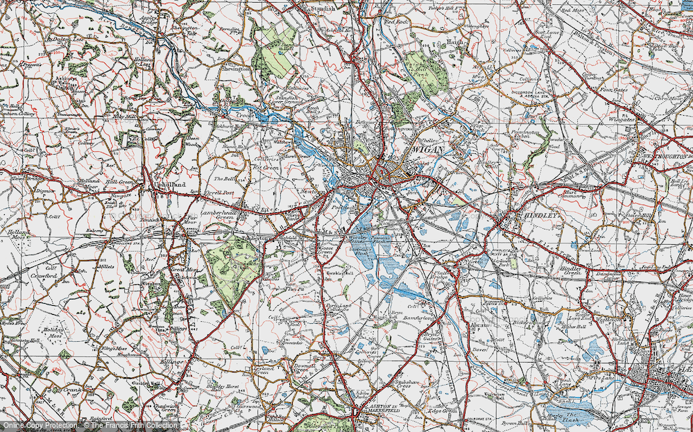 Old Map of Poolstock, 1924 in 1924