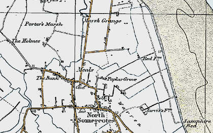 Old map of Poplar Grove in 1923
