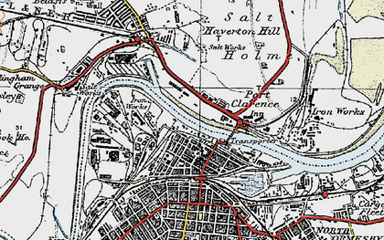 Old map of Port Clarence in 1925