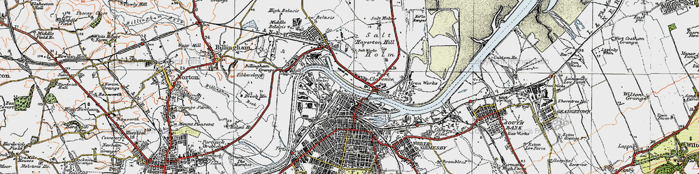 Old map of Port Clarence in 1925