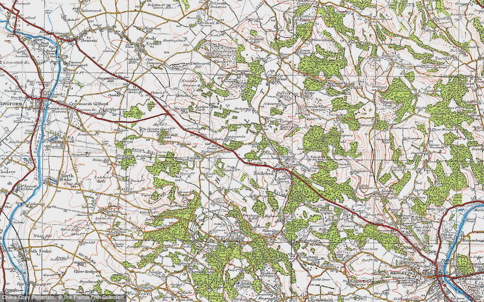 Old Map of Port Hill, 1919 in 1919