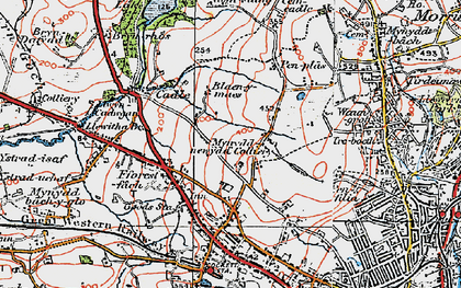 Old map of Port Mead in 1923