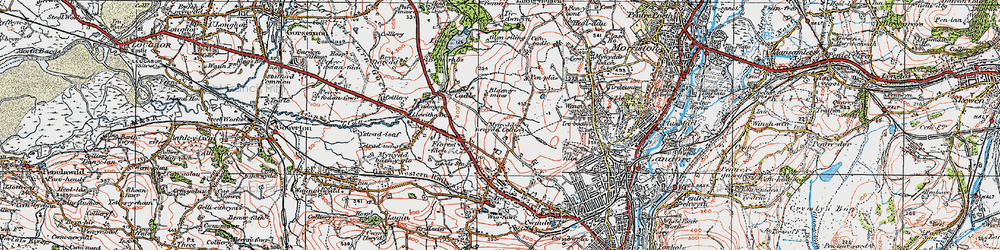 Old map of Port Mead in 1923
