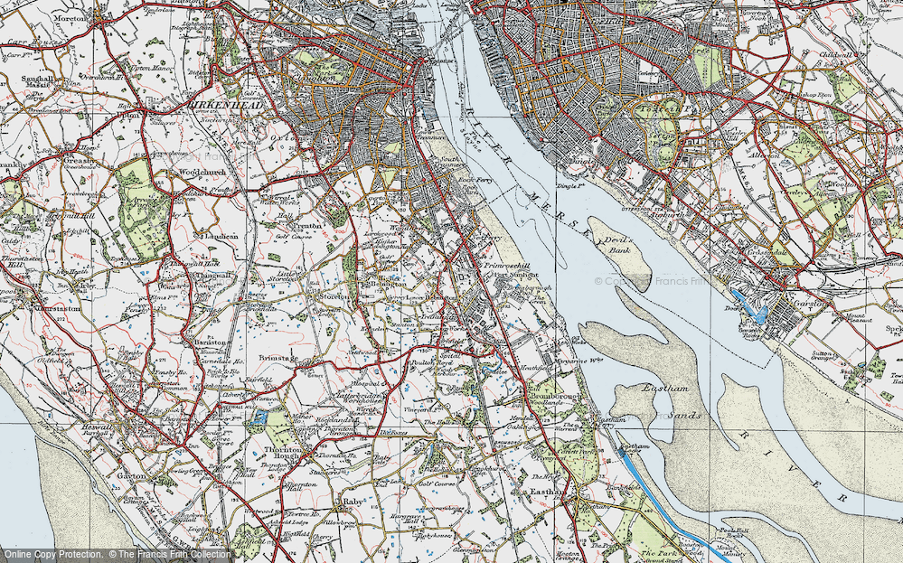 Old Map of Port Sunlight, 1924 in 1924