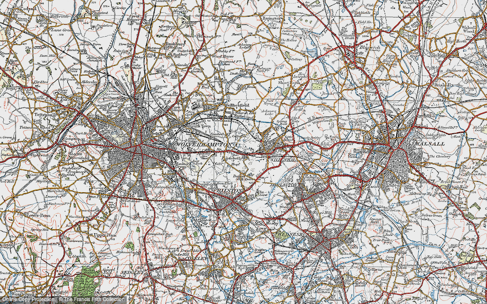 Old Map of Portobello, 1921 in 1921