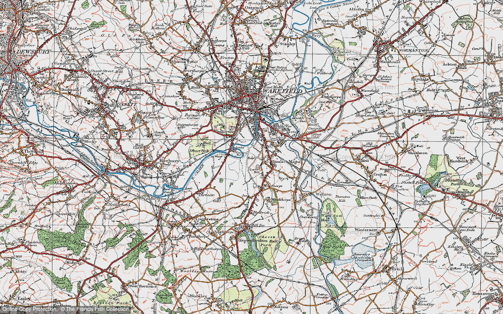 Old Map of Portobello, 1925 in 1925