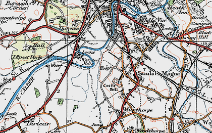 Old map of Portobello in 1925