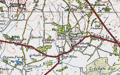 Old map of Post Green in 1919
