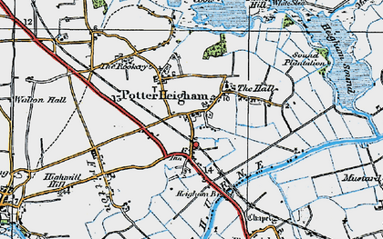 Old map of Potter Heigham in 1922